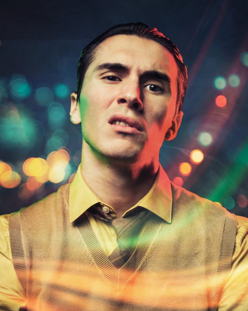 Bartek Kraszewski Press Shot as Mischa in Ride the Cyclone photo by Charlie Flint